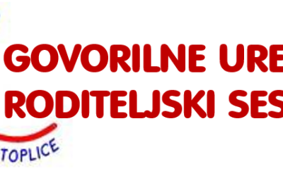 Vabilo na roditeljski sestanek, govorilne ure