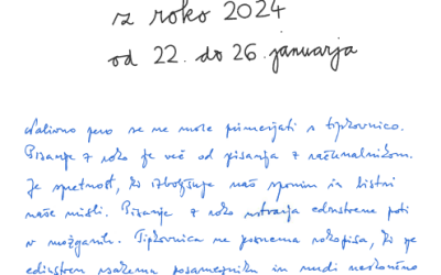 Teden pisanja z roko 2024