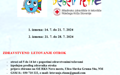Letovanje otrok 2024