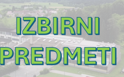 Izbirni predmeti v šolskem letu 2025/2026